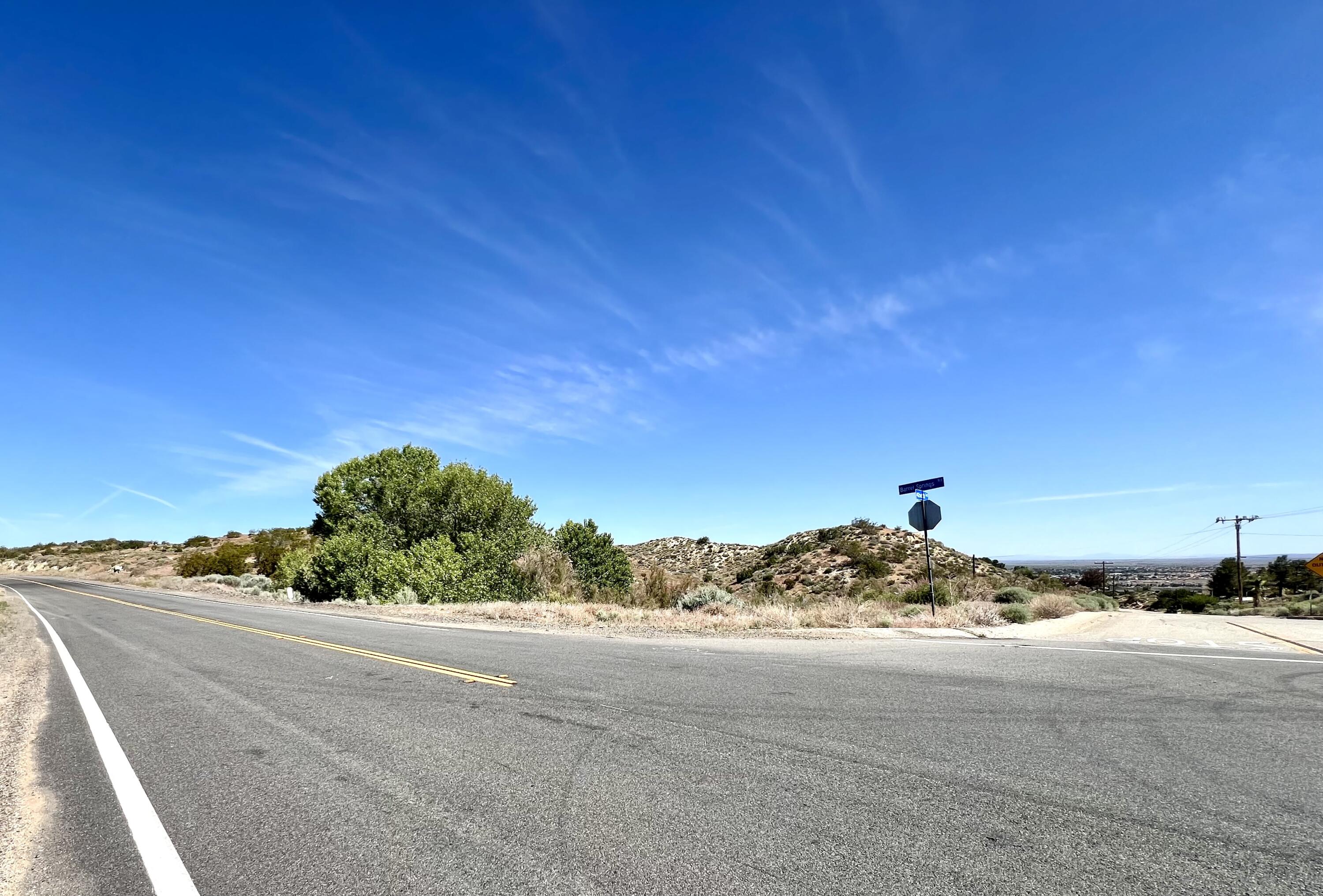 Cor 42nd Pav Barrel Springs, Palmdale, CA 93550